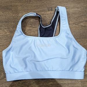 Powder Blue Reebok Sports Bra